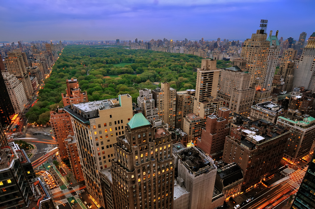 Central Park at Dusk, New York City