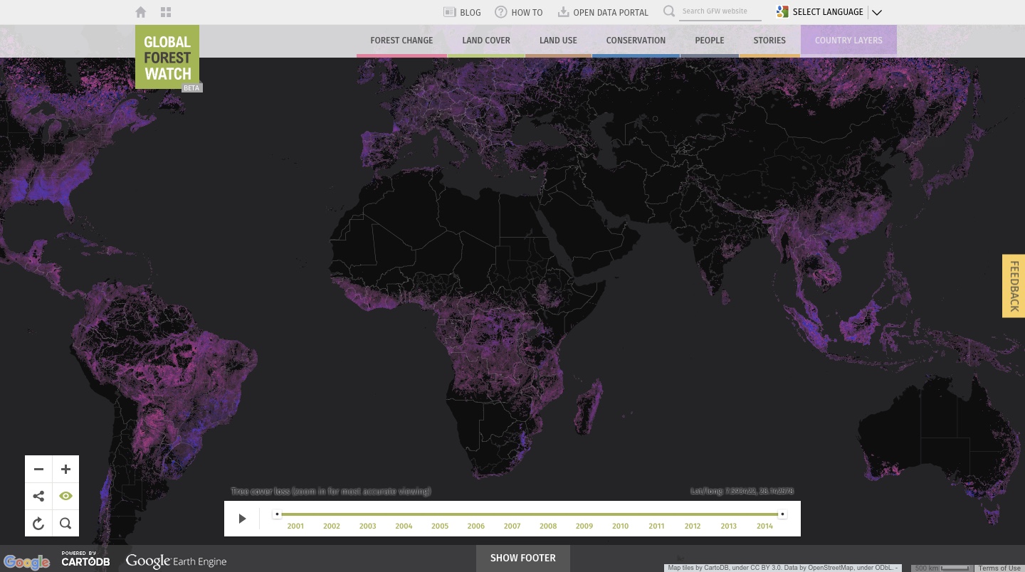 Screen‐capture of Global Forest Watch “story” expanded over its map... |  Download Scientific Diagram