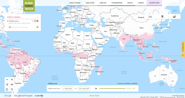 FORMA250 Coverage Map