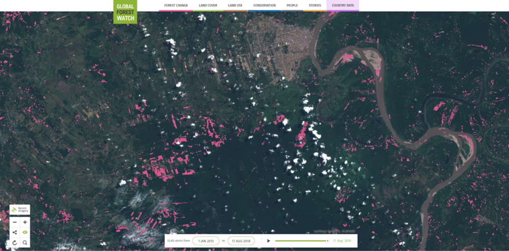 Peru satellite imagery.