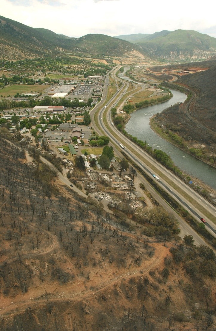 Colorado coal seam fire damage