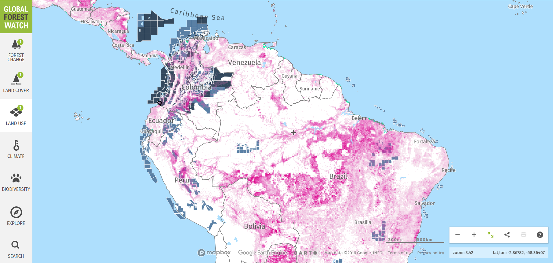 oil concessions dataset on GFW