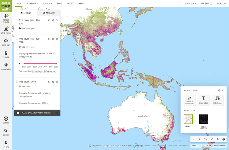 Global Forest Watch - RADD #deforestation alerts are now available for  download from GFW's Open Data Portal! The alerts are available in 44  countries, spanning humid tropical forests in South America, Central