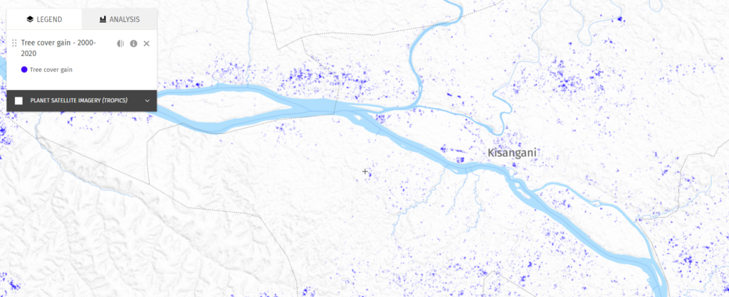 Exploring New Tree Cover Gain And Net Change Data | GFW